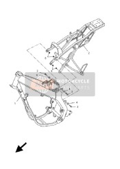 13CF11900000, Achterframe Comp., Yamaha, 0